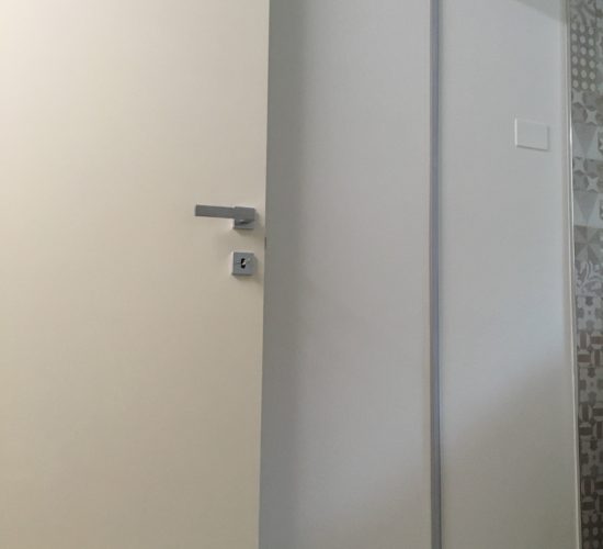 profilo strep  led da incasso a parete verticale n°1